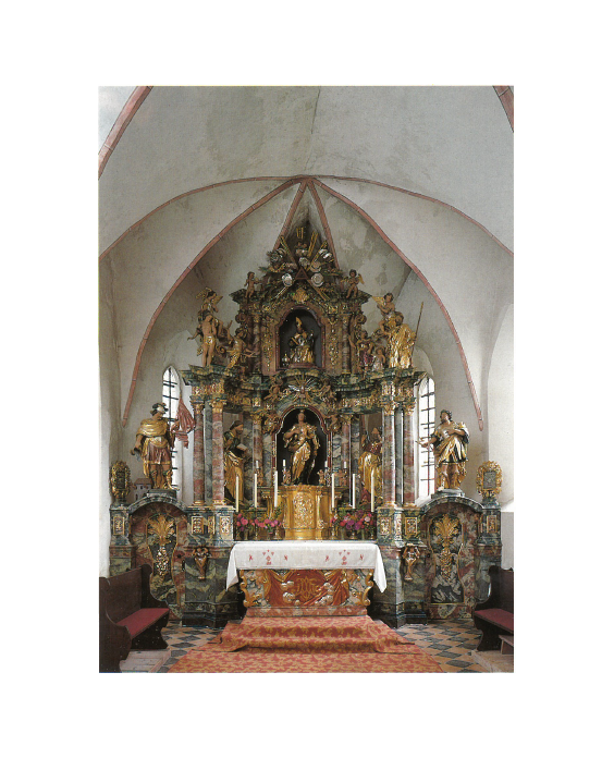  Hochaltar der Pfarrkirche Gloednitz